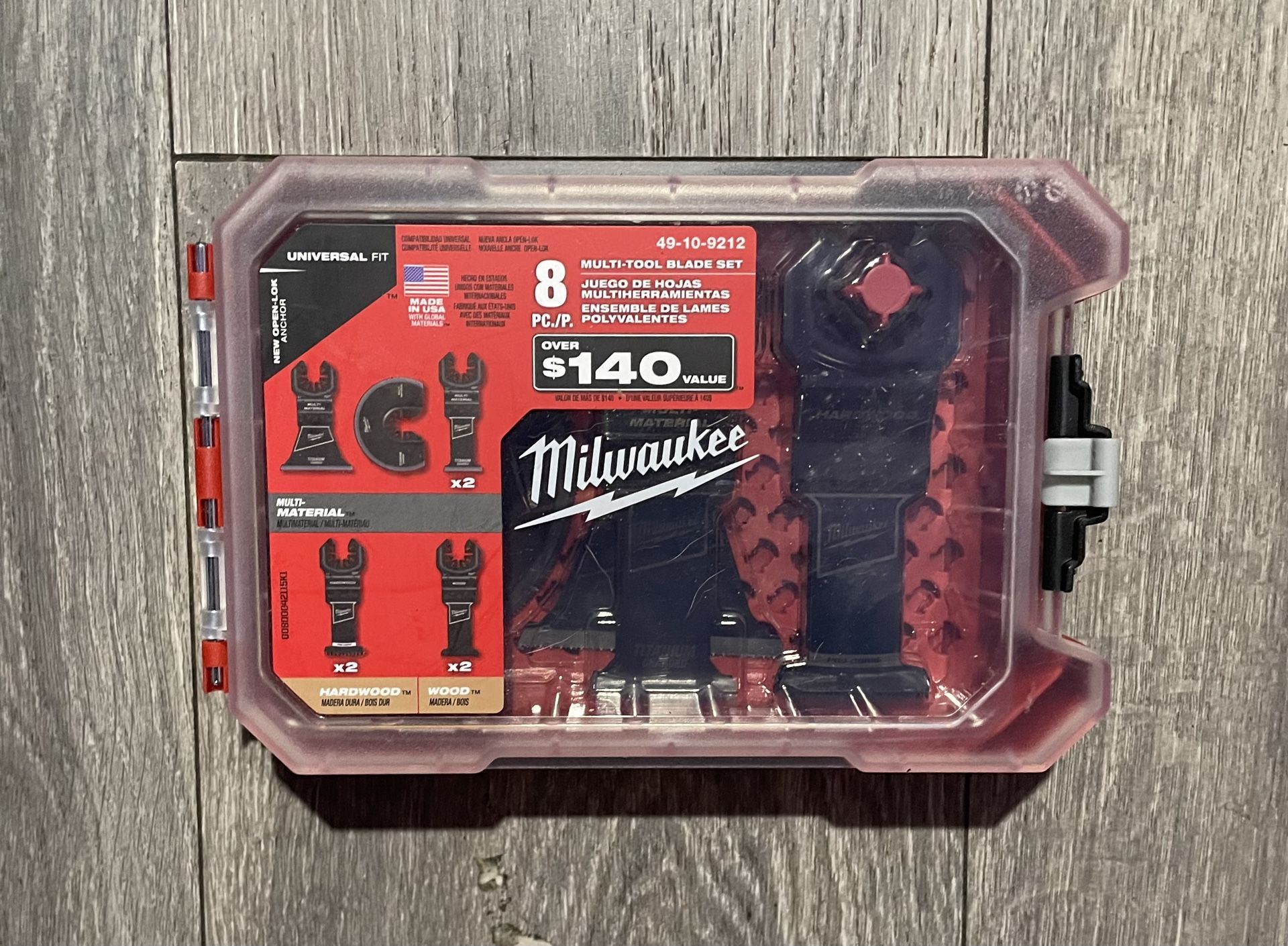 Milwaukee 8pc Multitool Blade Set