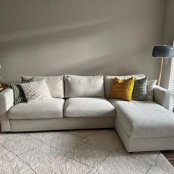 IKEA FINNALA Sleeper Sofa with Chaise