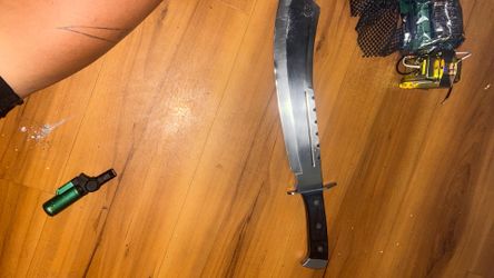 Black wood Machete