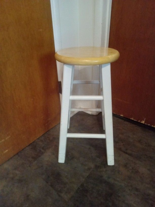 Wooden Stool 24 Inches Tall 