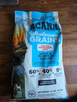 Acana Dog Food 22lb Bag Best By 2027