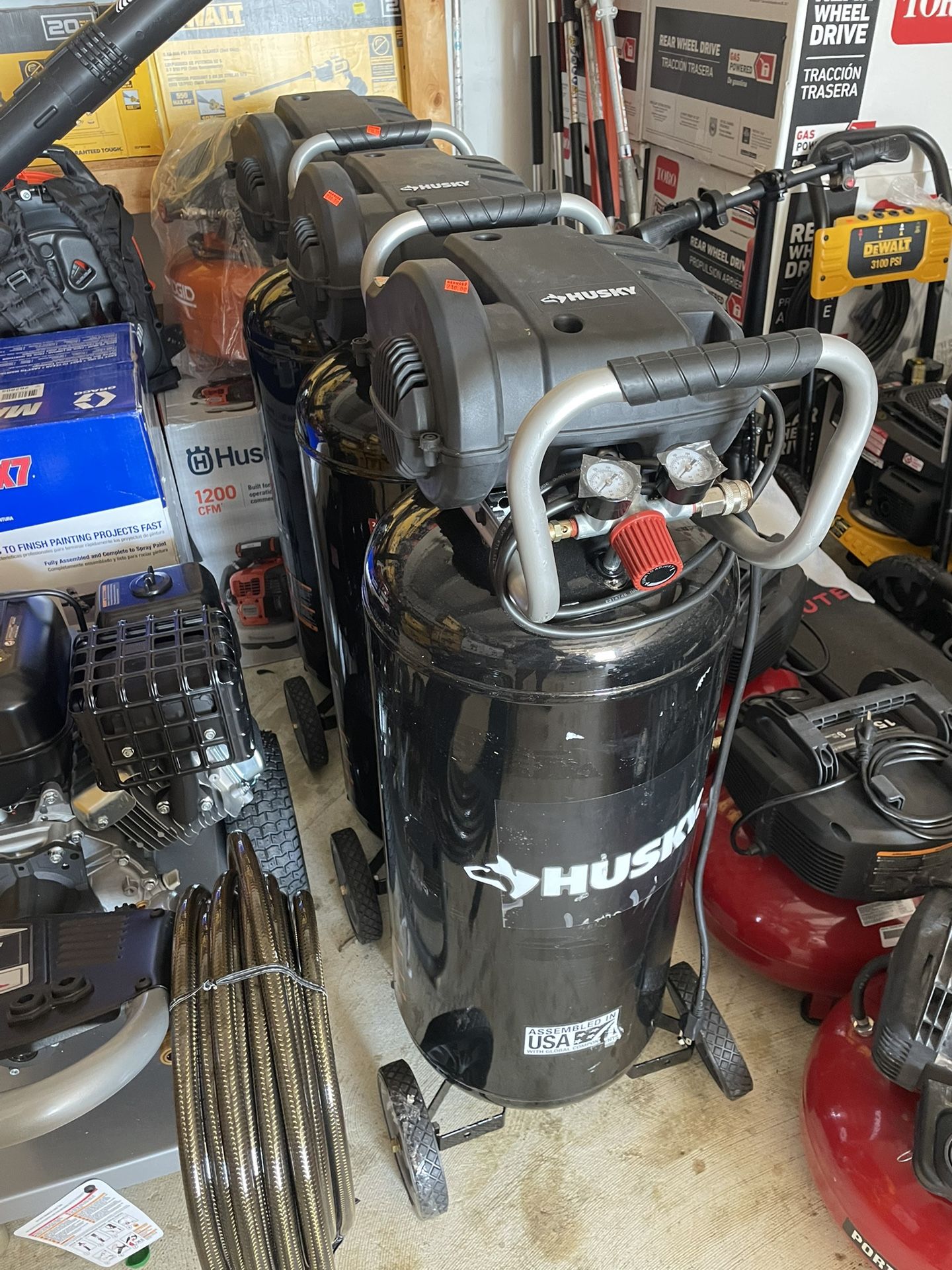 Compressors, blowers, generators, paint, sprayers, edgers, weedeaters, and much more