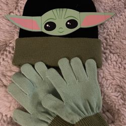 Star Wars - The Child - Hoodie & Gloves - Brand New Without Tags