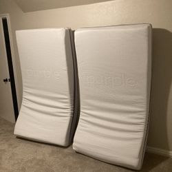 Twin - Purple Gel Foam Mattresses 