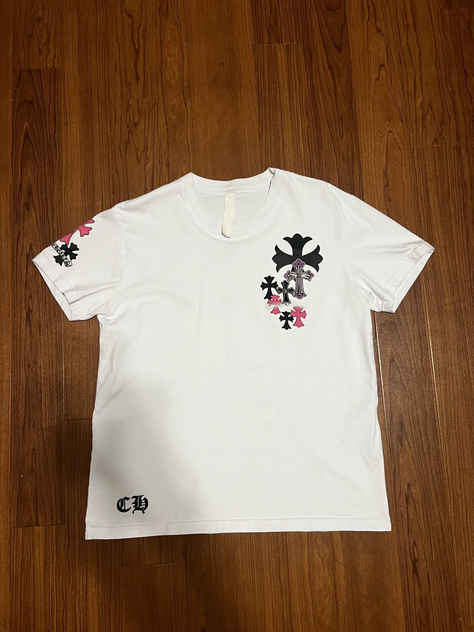Chrome Hearts Cross Patch Tee (White): Size M