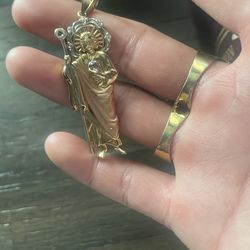 14k San Judas Pendant