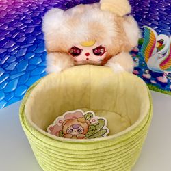 Confirmed BB3 Storage Basket- Bear w Cupcake Hat