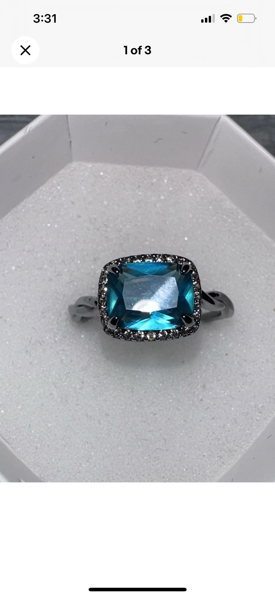 Bp Sz 11 Ring On Hematite Plating