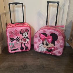 Toddler Minnie Mouse Rolling Luggage 