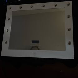 Vanity With Bluetooth Speakers