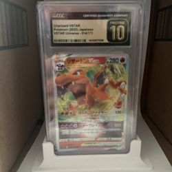 Chardizard VSTAR 2022 Japanese Star Birth 015/100 Pokemon TCG CGC Pristine 10