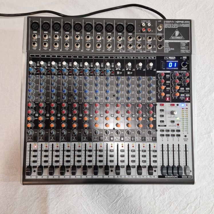 Behringer Xenyx X2442USB Mixer with USB and Effects for Sale in