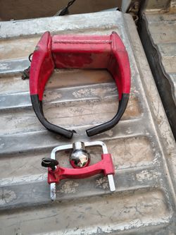 Lock for trailer and wheel clamp $60