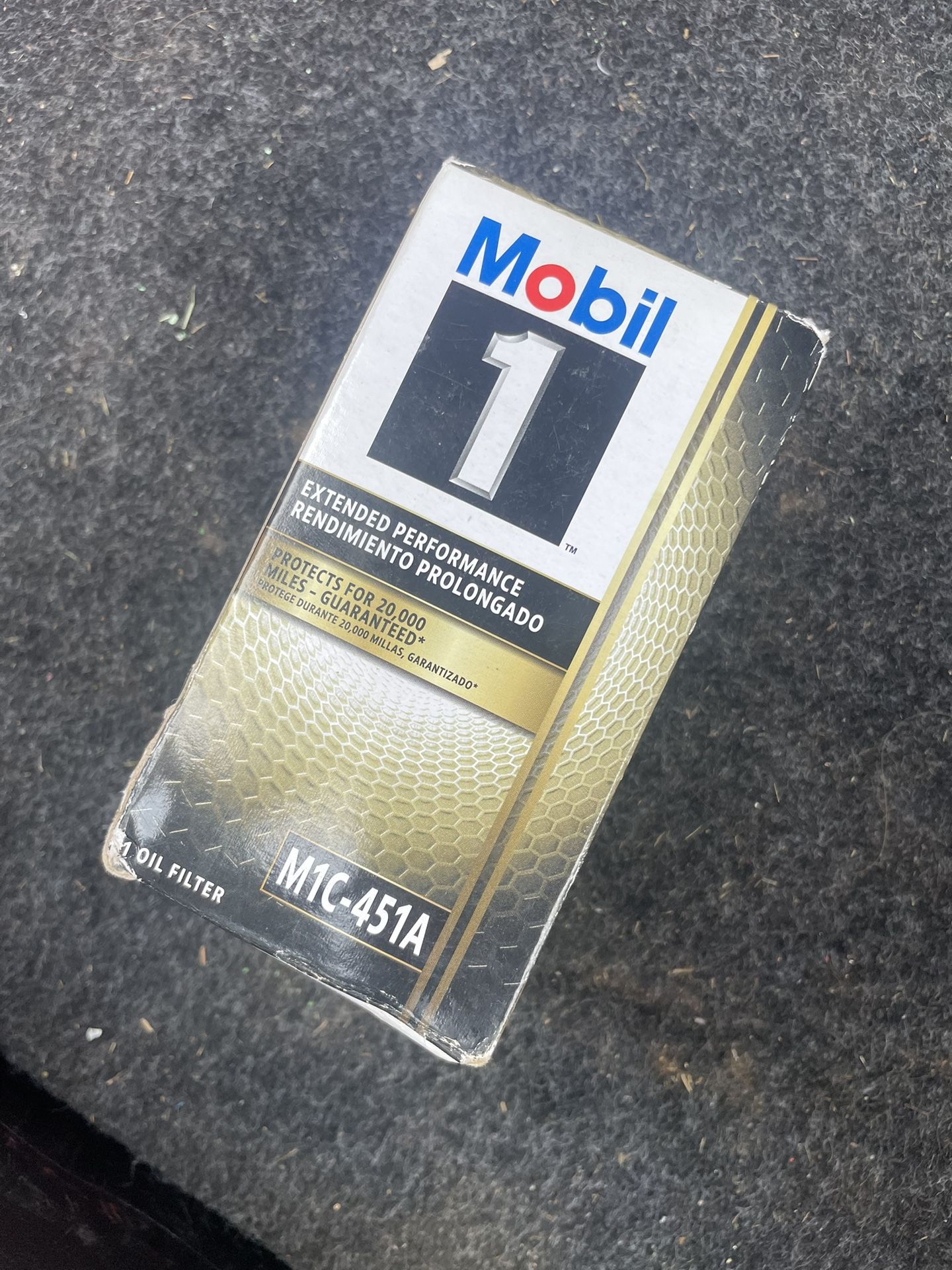MOBIL M1C-451A EXTENDED PERFORMANCE M1C-451A OIL FILTER OIL CHANGE