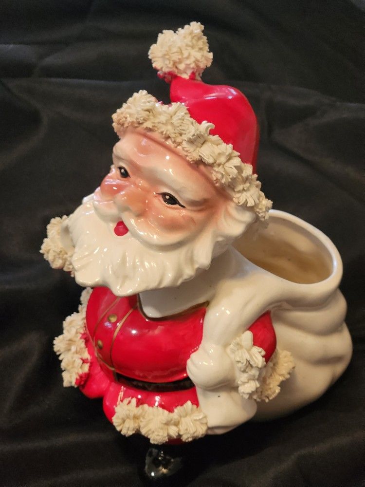 Large Vintage Bobblehead Santa 1940s-50s Relpo Chicago CT755 -10" Tall - Great Condition