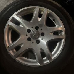 16” OEM Mercedes Benz Wheels and Tires 