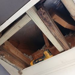 We repair damaged wood.