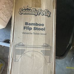 Bamboo Potty Toilet Stool $5.00 First come first serve