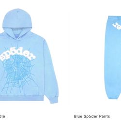 blue spider hoodie