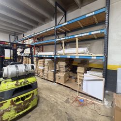 Heavy Duty Warehouse Shelving – Industrial Storage Racks – Bulk Available – Must Sell