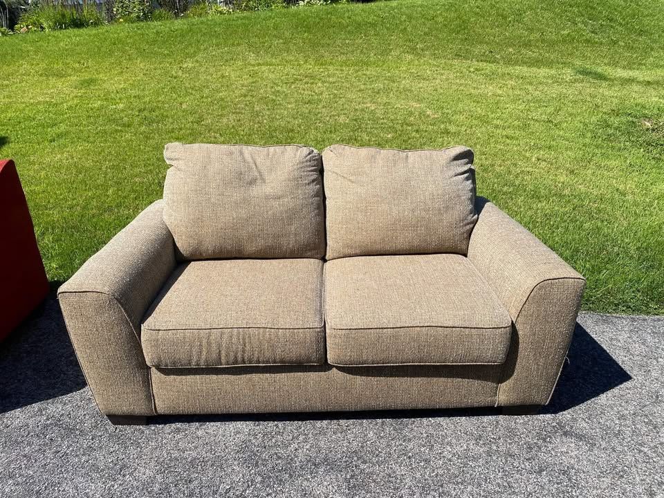 Comfy Tan Love Seat