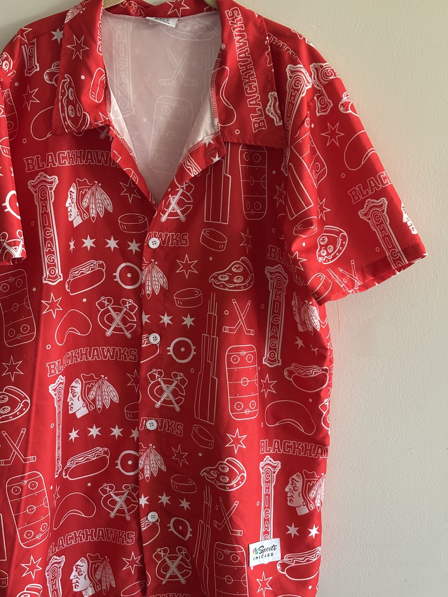 BLACKHAWKS HAWAIIAN SHIRT