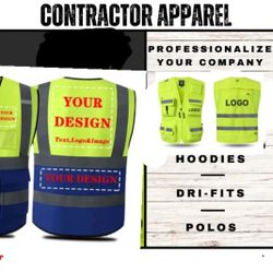 CUSTOM PERSONIZED CONSTRUCTION APPAREL