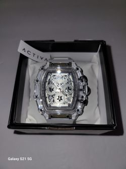 Activa Invicta White Silver Transparent Men's Watch