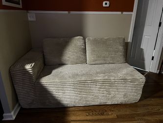 Corduroy Couch Right Arm Rest