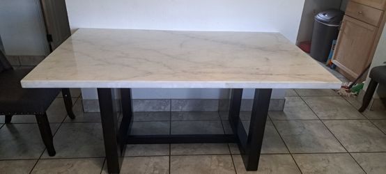 Marble table and chairs