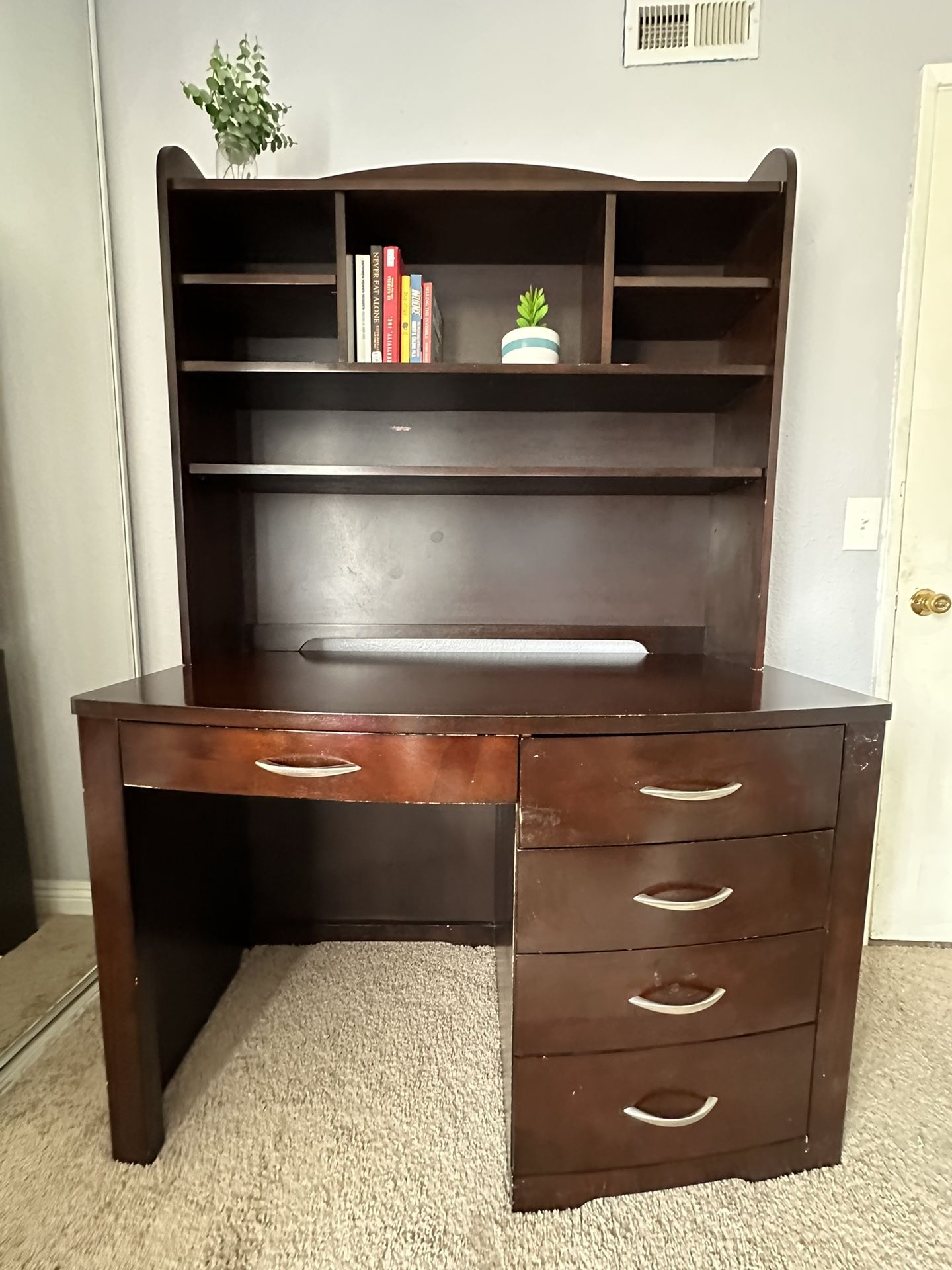 Office Desk With Shelf