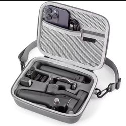 Osmo Mobile 7P Case,Portable PU Shoulder Bag for Dji OM 7 Pro/7 Gimbal 