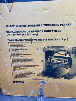 Dewalt portable corded planer
