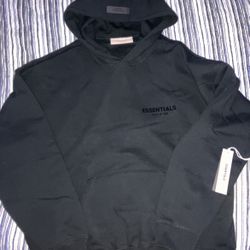 Black Essentials hoodie