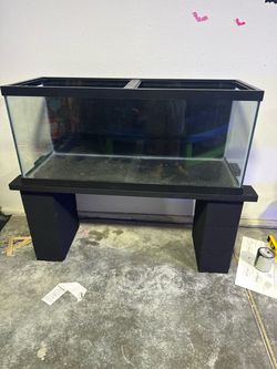100 gallon Large Glass Aquarium Tank with Stand