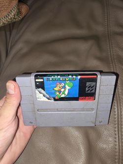Super Mario World (Nintendo SNES, 1992) Authentic Tested - Cartridge Only