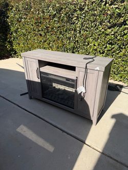Fire place cabinet