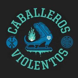 Men’s Violent Gentlemen Caballeros Violentos Hoodie Sweatershirt Large 