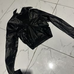 Black Leather Top