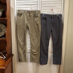 Two Pair Of Men’s Pants Size 32/30