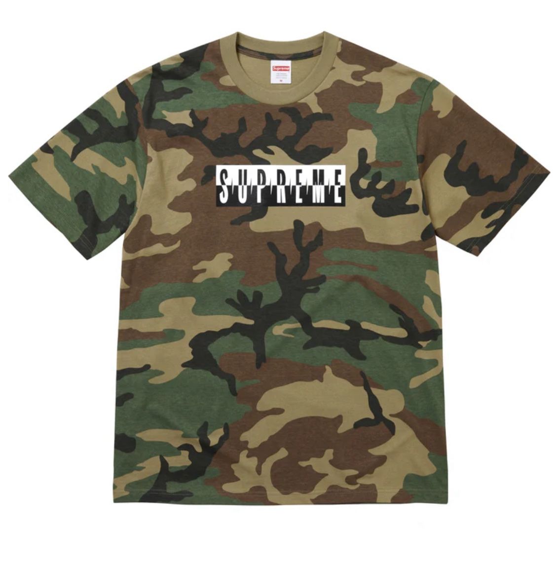 Supreme Split Tee Camo