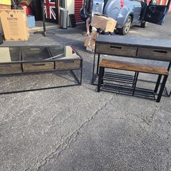 Matching Industrial Tables/w Bench