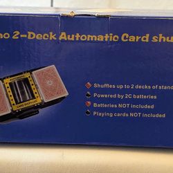 Automatic Card Shuffler Shuffling Machine 2 Deck Poker Playing Cards