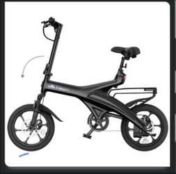 Jetson OTG Elite Portable Folding Electric Bike with Pneumatic 16" Tires, Black
Take your everyday ride up a notch with the Jetson OTG Elite Electric