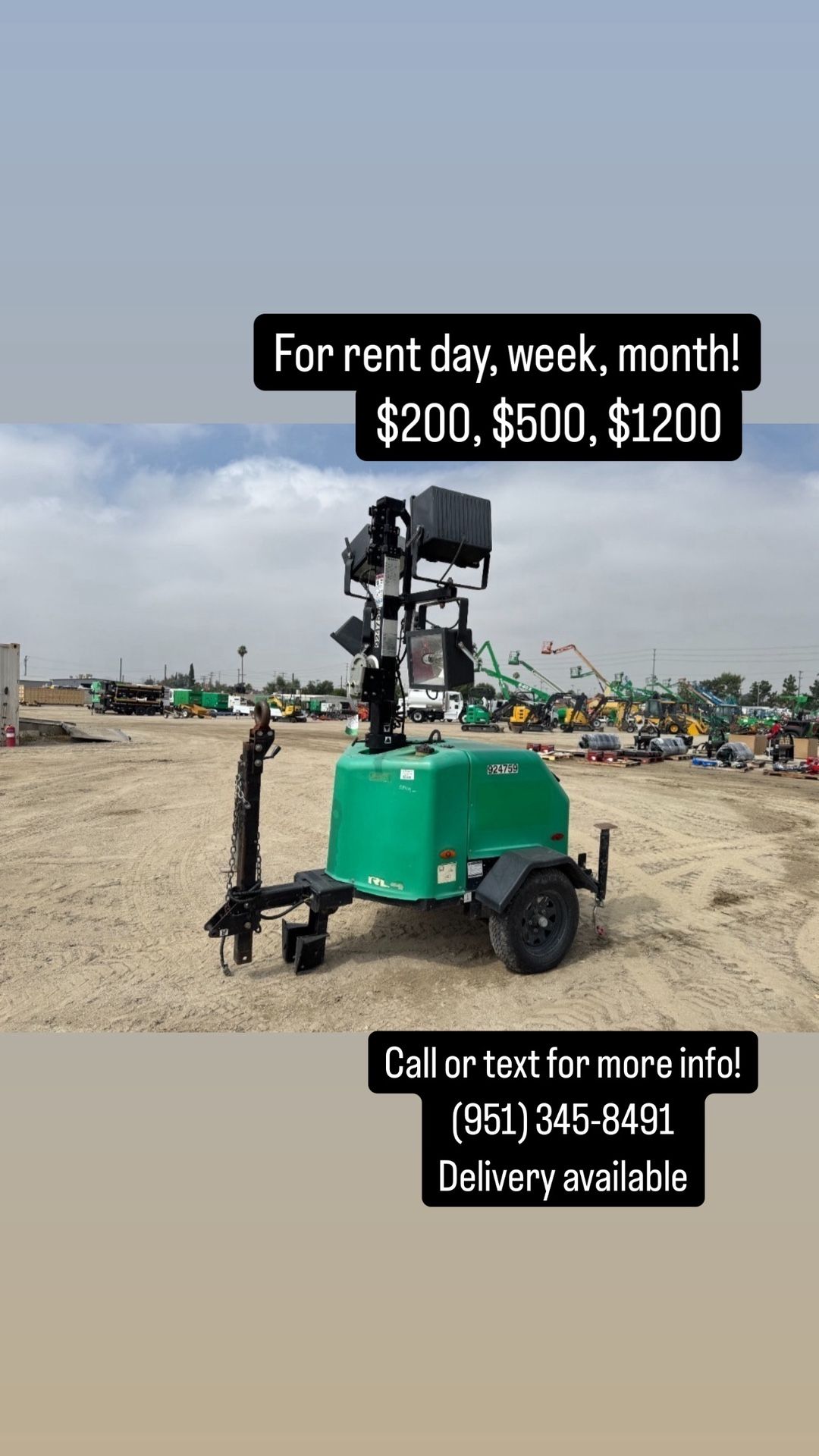 Portable Light Tower 4000W