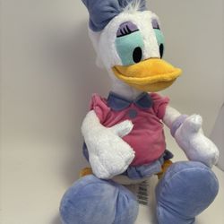 Disney Daisy Duck Stuffed Animal Plush Disney Store Authentic R1 R3
