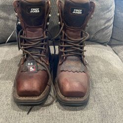 Cody James Composite Toe Work boots 9.5