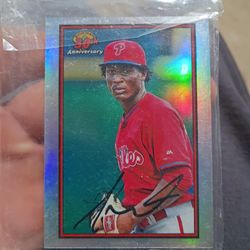 Sixto Sanchez Bowman Chrome Auto – Phillies Prospect Signed Card