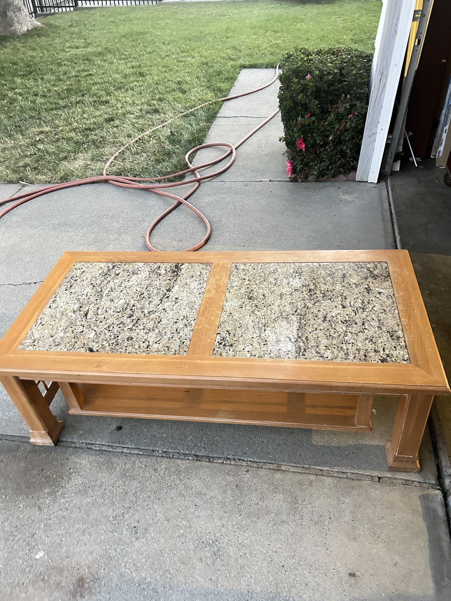 Crate And Barrel Granite Coffee Table