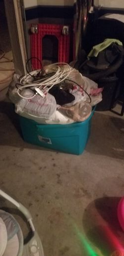 Your bag of clothes and stuff for the house